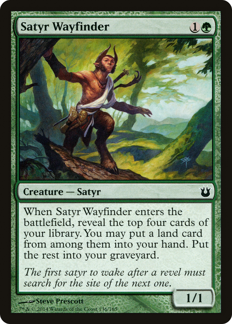 Satyr Wayfinder (BNG-136)  - Born of the Gods