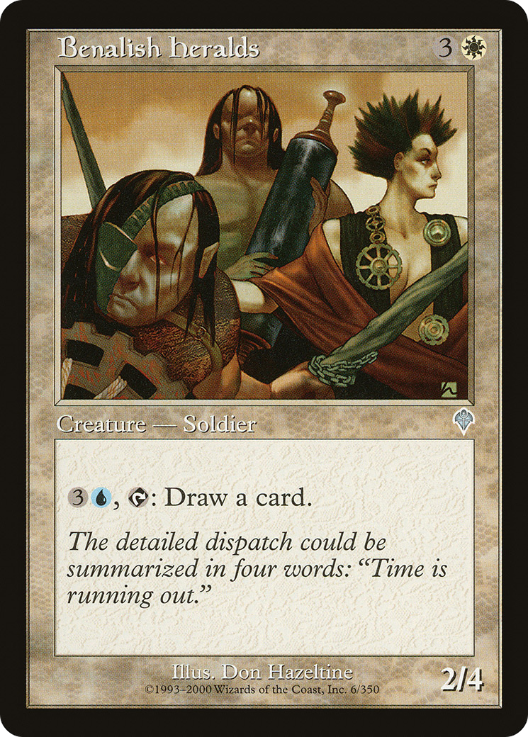 Benalish Heralds (INV-006)  Foil - Invasion