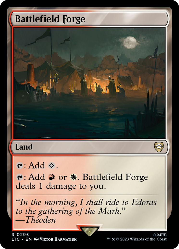 Battlefield Forge (LTC-296)  - Tales of Middle-earth Commander