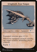 Icingdeath, Frost Tongue Token (Showcase) (SLD-1018)  Foil - Secret Lair Drop: (Showcase)