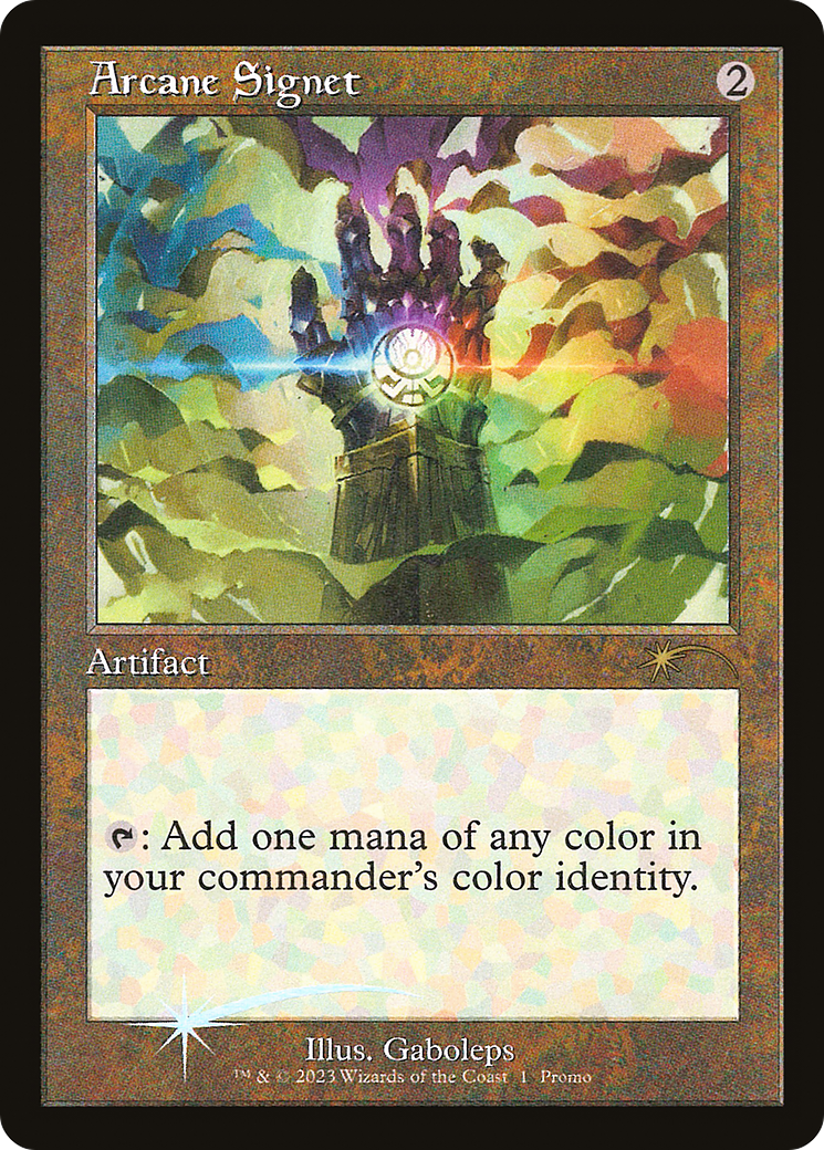 Arcane Signet (Retro Frame) (MFP-001)  Foil - 30th Anniversary Misc Promos