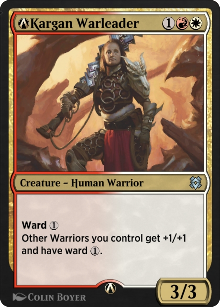 A-Kargan Warleader (ZNR-A-224)  - Zendikar Rising