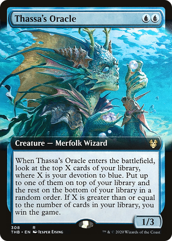 Thassa's Oracle (Extended Art) (THB-308)  - Theros Beyond Death: (Extended Art)