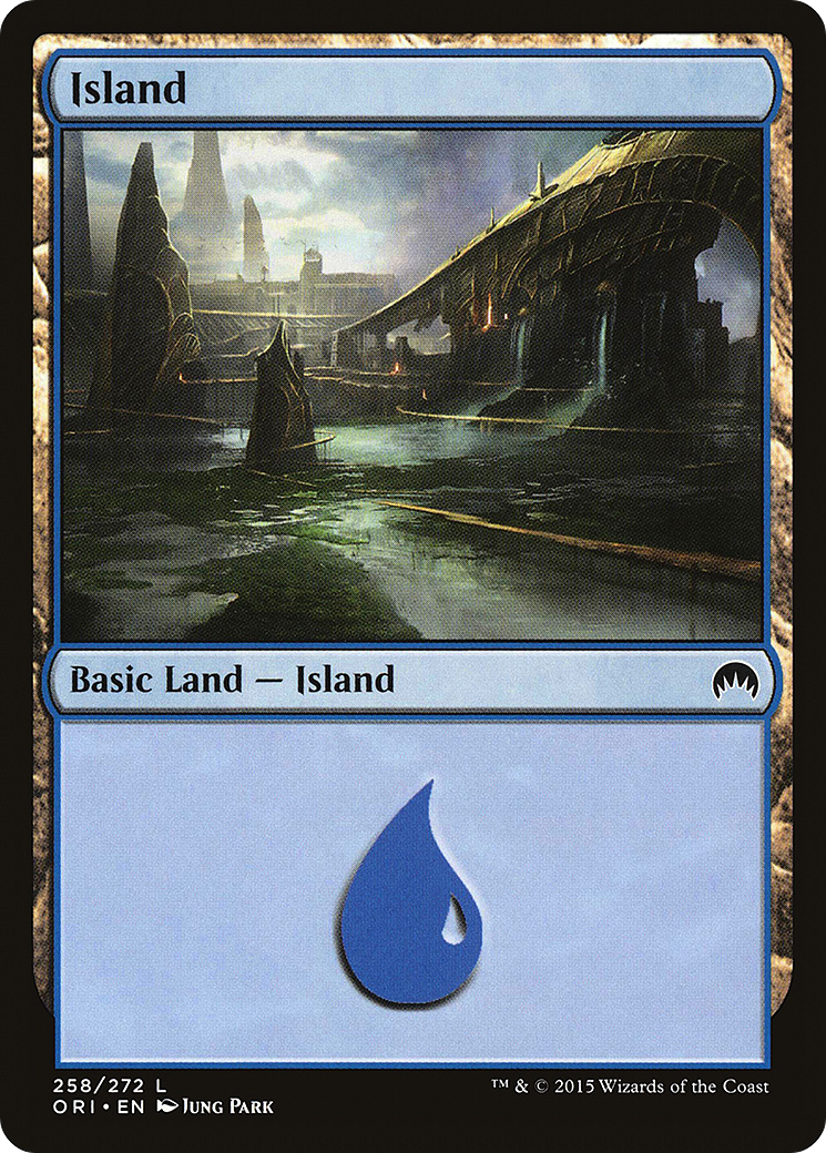 Island (258) (ORI-258)  - Magic Origins