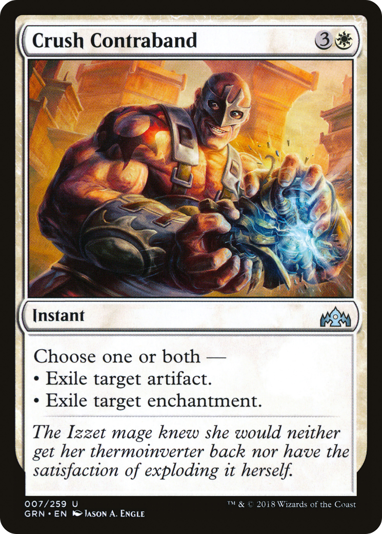 Crush Contraband (GRN-007)  Foil - Guilds of Ravnica