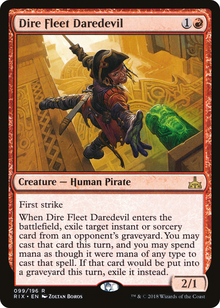 Dire Fleet Daredevil (RIX-099)  - Rivals of Ixalan