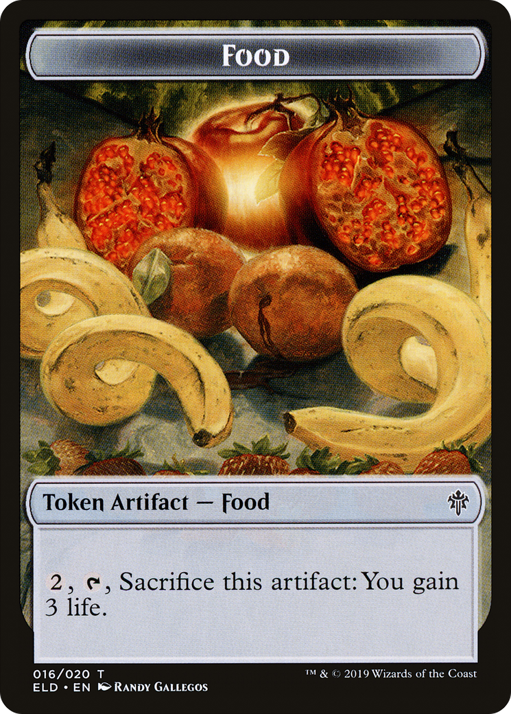Food (TELD-016)  Foil - Throne of Eldraine Tokens