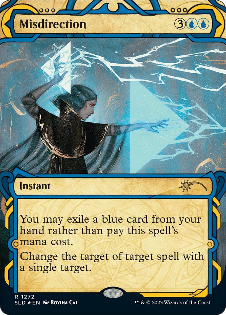 Misdirection (Halo Foil) (SLD-1272)  Foil - Secret Lair Drop: (Showcase)