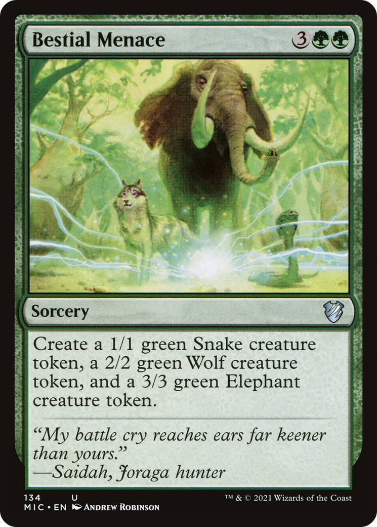 Bestial Menace (MIC-134)  - Midnight Hunt Commander