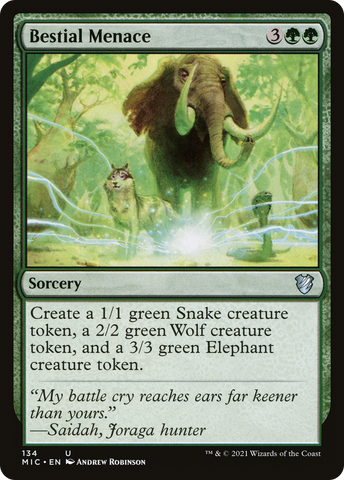 Bestial Menace (MIC-134)  - Midnight Hunt Commander