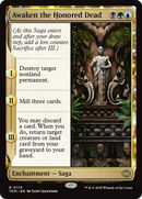 Awaken the Honored Dead (TDM-170)  Foil - Tarkir: Dragonstorm: (enchantment)