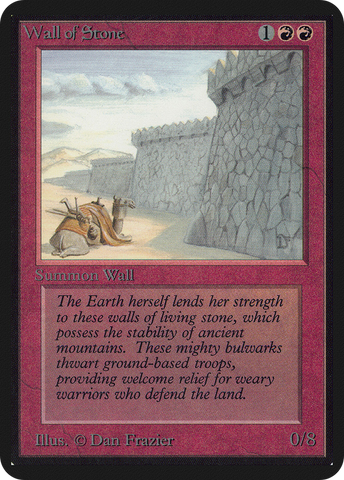 Wall of Stone (LEA-)  - Limited Edition Alpha