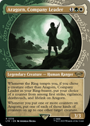 Aragorn, Company Leader (Showcase) (LTR-316) - The Lord of the Rings: Tales of Middle-earth: (Showcase) (Borderless) Foil