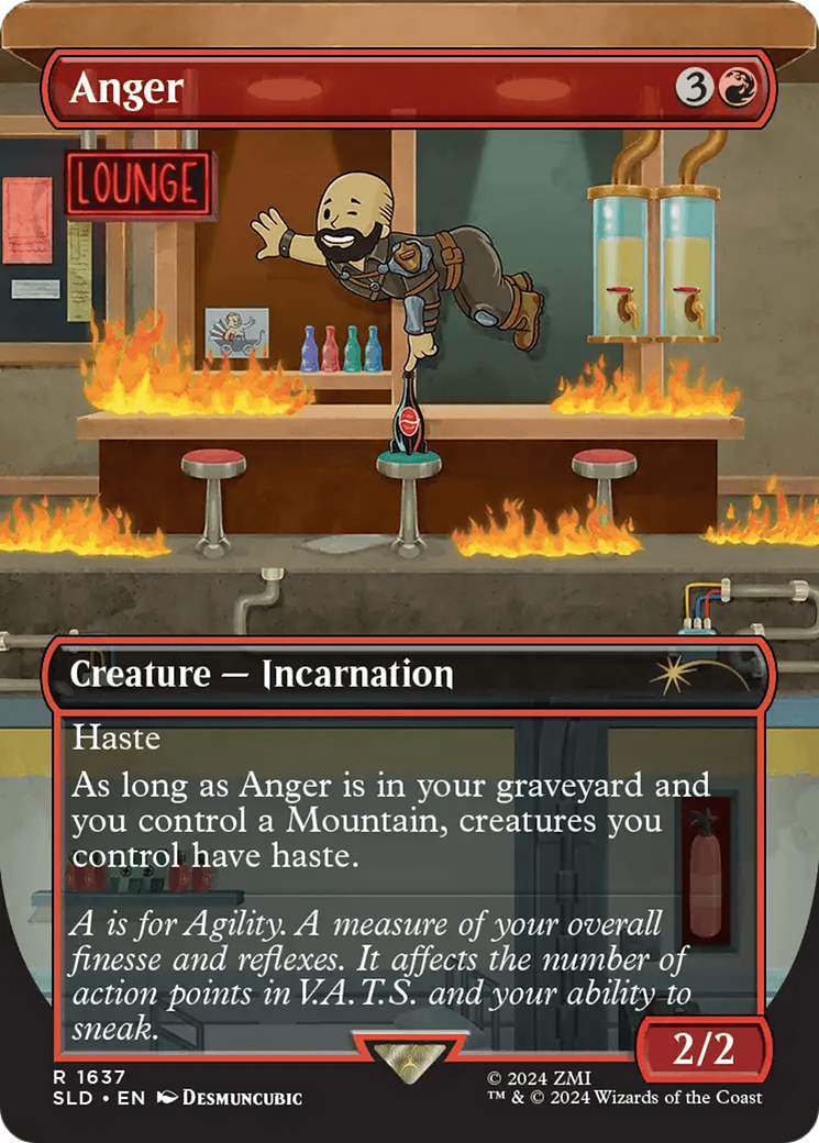 Anger (SLD-1637)  - Secret Lair Drop (Borderless)