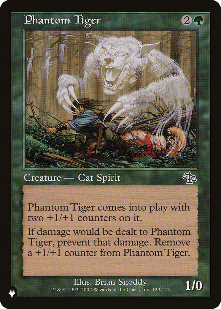 Phantom Tiger (LIST-JUD-129)  - The List