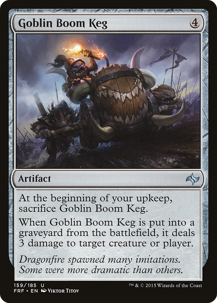 Goblin Boom Keg (FRF-159)  Foil - Fate Reforged