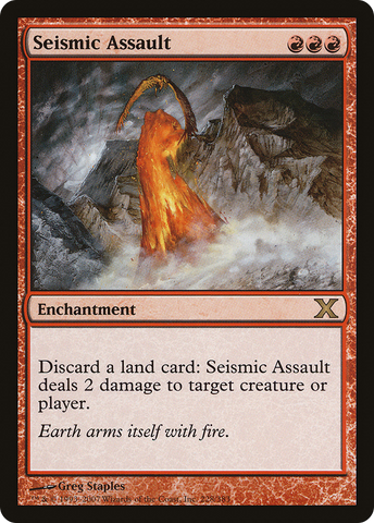 Seismic Assault (10E-228)  Foil - Tenth Edition