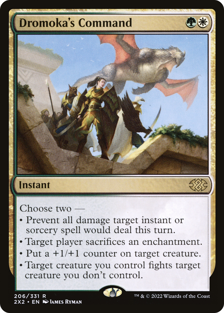 Dromoka's Command (2X2-206)  Foil - Double Masters 2022
