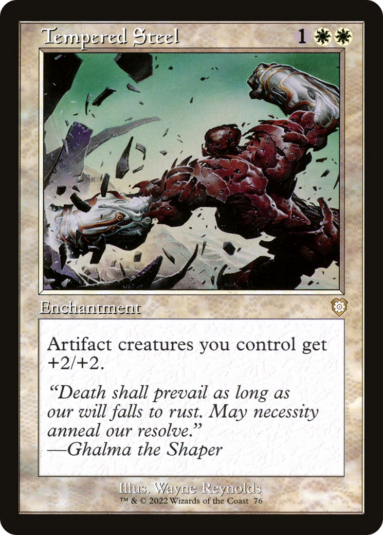 Tempered Steel (Retro Frame) (BRC-076)  - The Brothers' War Commander