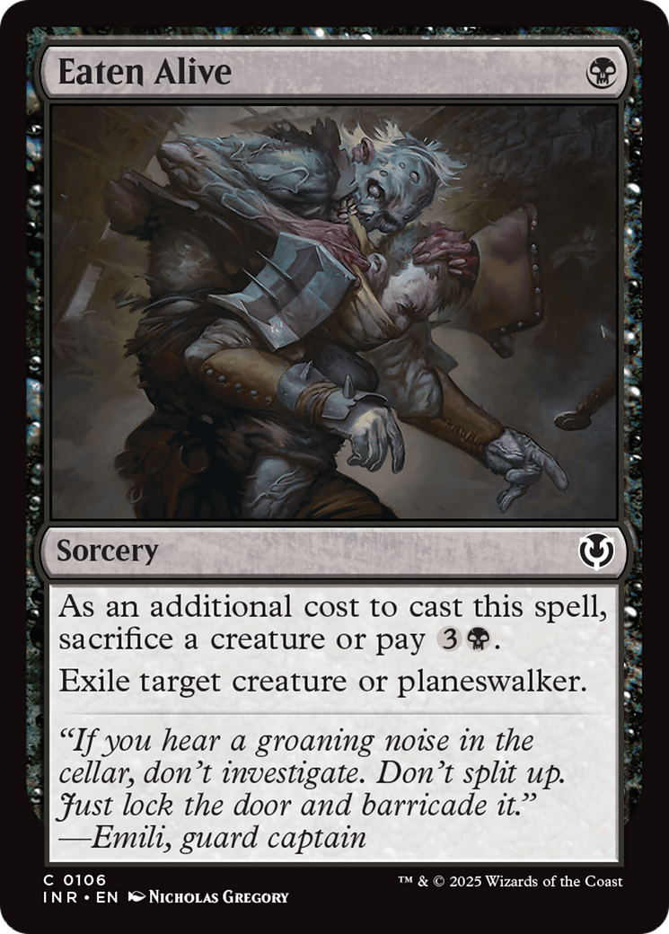 Eaten Alive (INR-106)  Foil - Innistrad Remastered