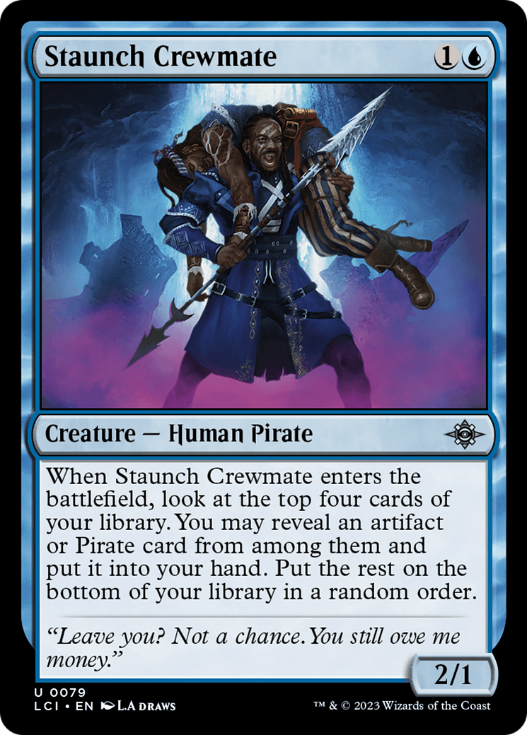Staunch Crewmate (LCI-079)  Foil - The Lost Caverns of Ixalan