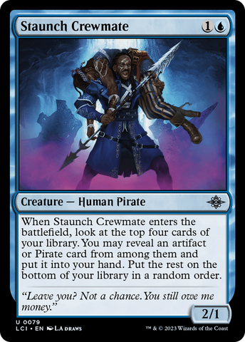 Staunch Crewmate (LCI-079)  Foil - The Lost Caverns of Ixalan