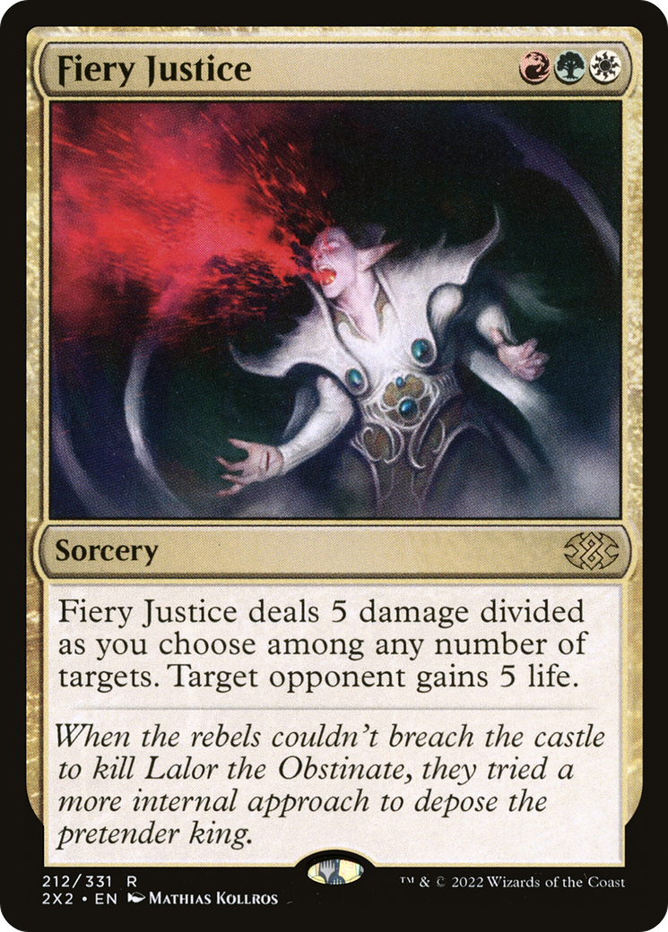 Fiery Justice (2X2-212)  Foil - Double Masters 2022