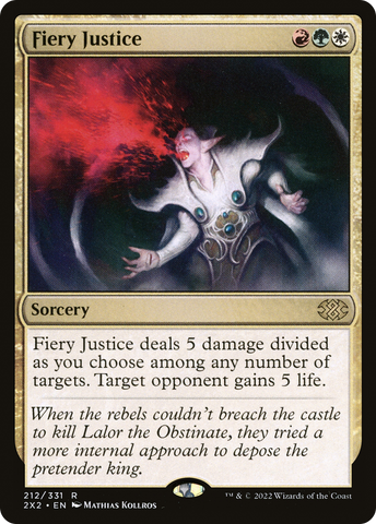 Fiery Justice (2X2-212)  Foil - Double Masters 2022