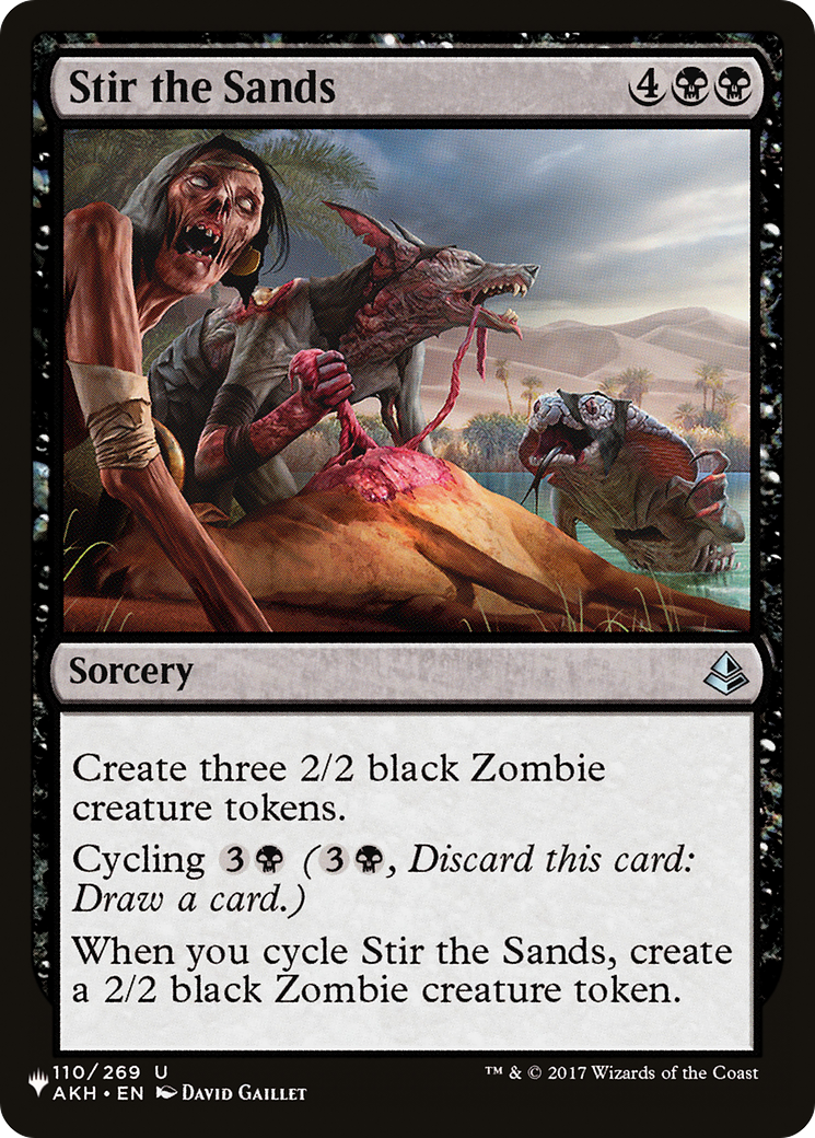 Stir the Sands (LIST-AKH-110)  - The List