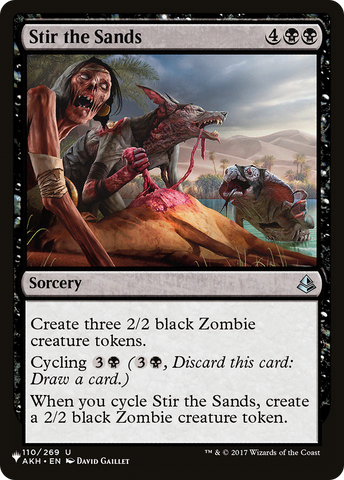 Stir the Sands (LIST-AKH-110)  - The List