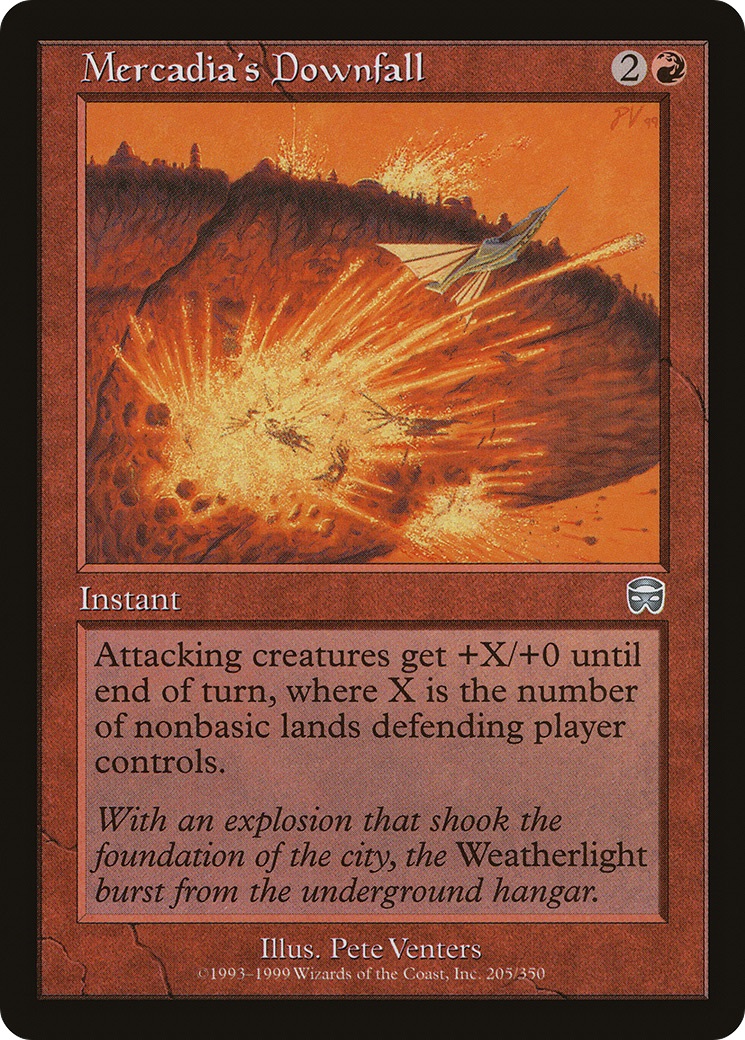 Mercadia's Downfall (MMQ-205)  Foil - Mercadian Masques
