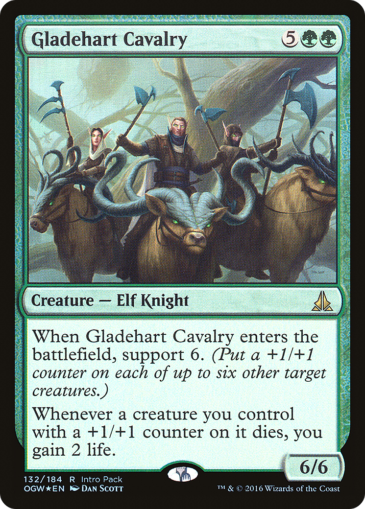 Gladehart Cavalry (UMP-132)  Foil - Oath of the Gatewatch Promos
