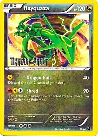 Rayquaza (Dragon Vault)  - Holofoil Blister Exclusives