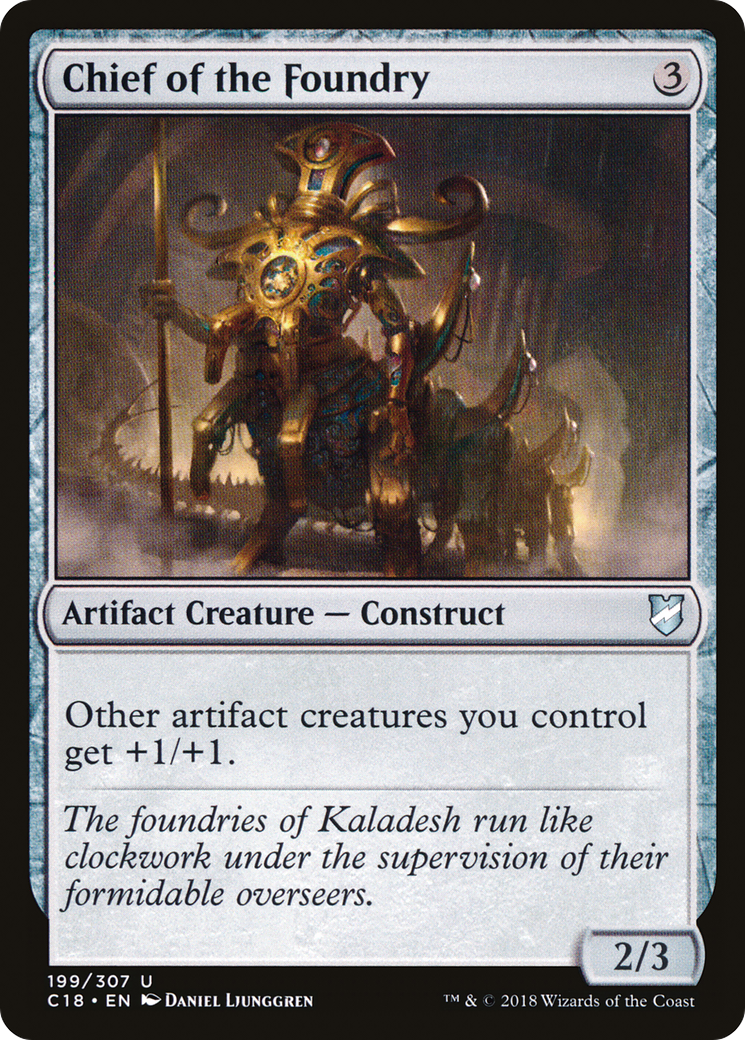 Chief of the Foundry (C18-199)  - Commander 2018