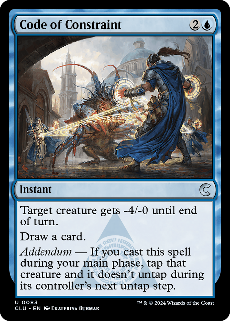 Code of Constraint (CLU-083)  - Ravnica: Clue Edition