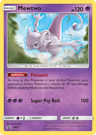 Mewtwo SM77/248 - Holofoil SM Promos