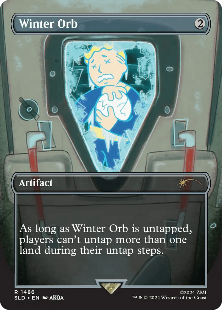 Winter Orb (SLD-1486)  - Secret Lair Drop (Borderless)