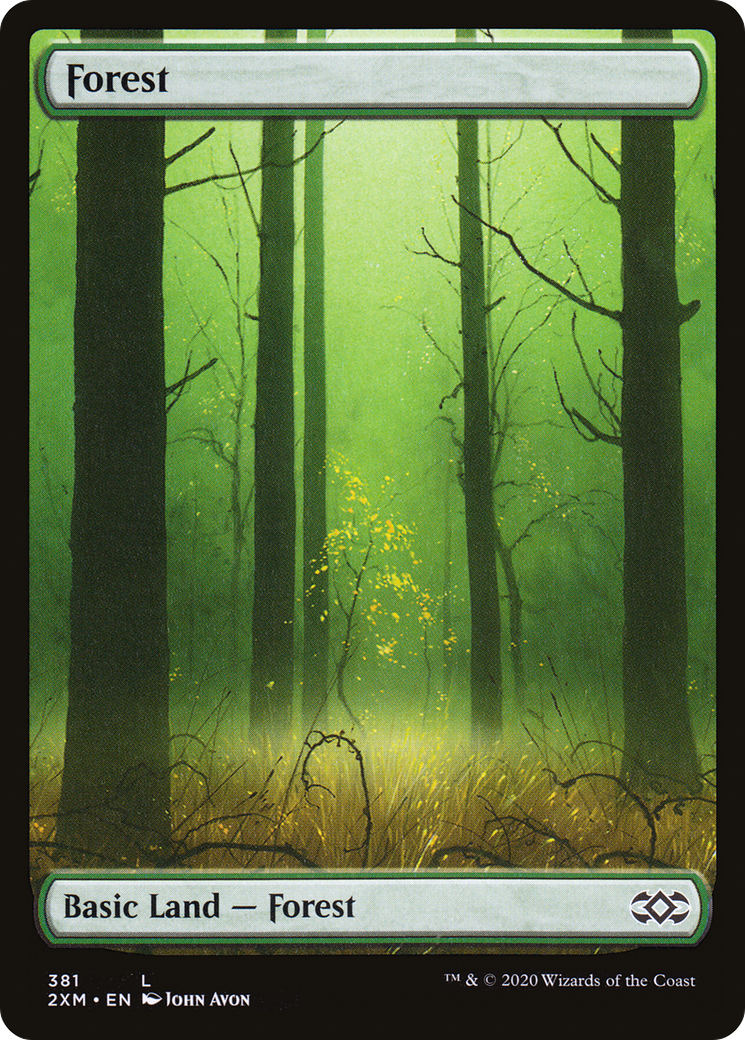 Forest (381) (2XM-381) - Double Masters Foil