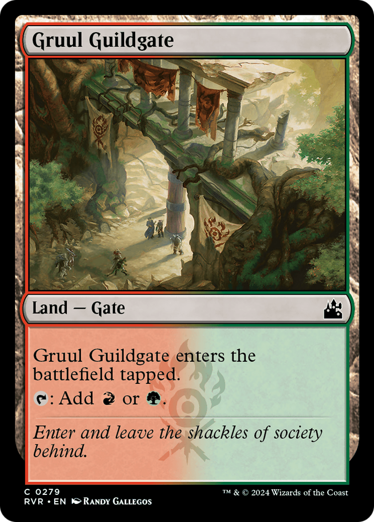 Gruul Guildgate (RVR-279)  Foil - Ravnica Remastered