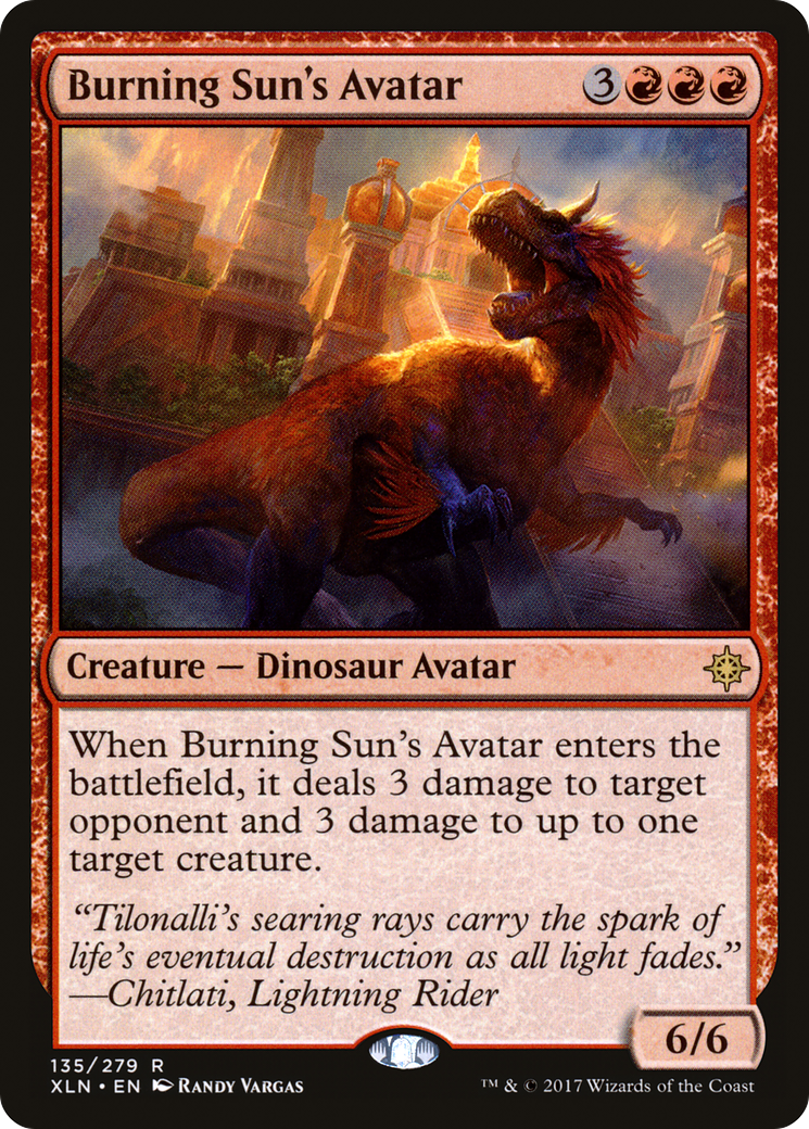 Burning Sun's Avatar (XLN-135)  - Ixalan