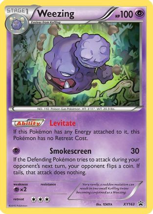 Weezing XY163  - Holofoil XY Promos - Promo
