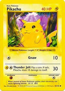 Pikachu (Red Cheeks) 058/102  - Unlimited Base Set Shadowless - Common