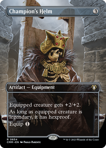 Champion's Helm (Borderless) (CMM-654)  - Commander Masters
