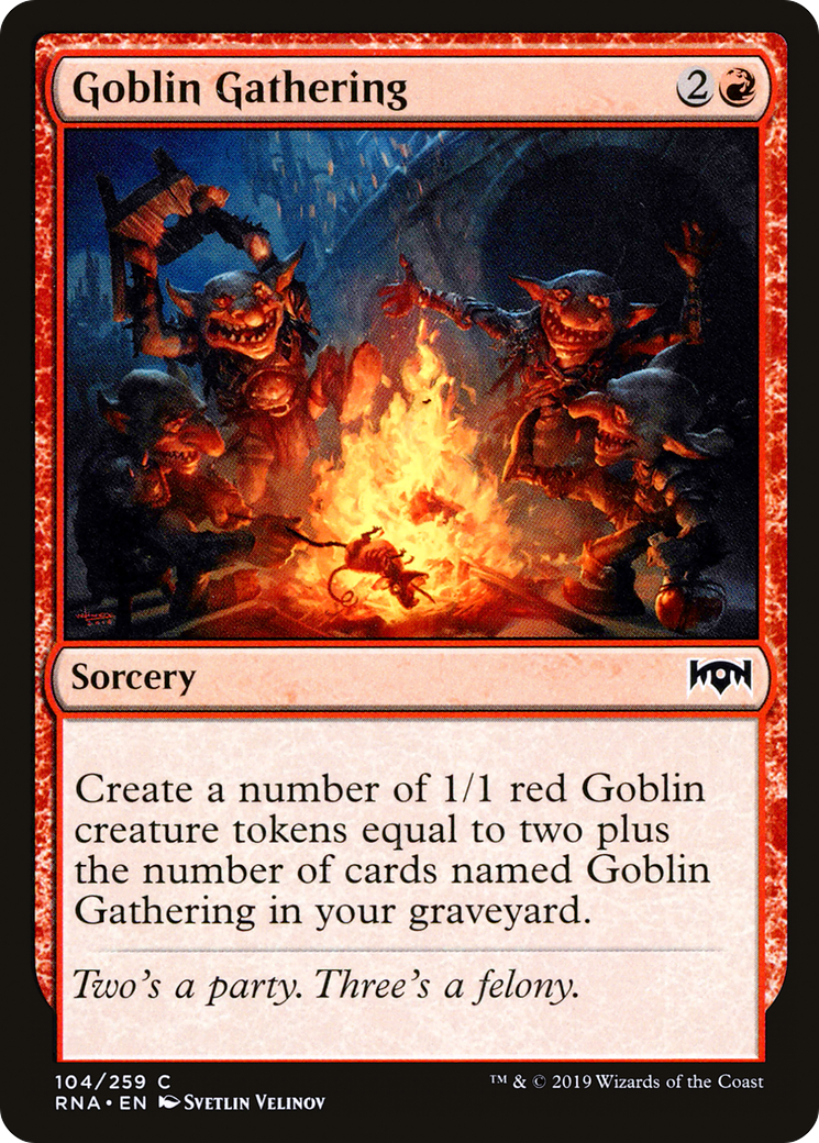 Goblin Gathering (RNA-104)  - Ravnica Allegiance
