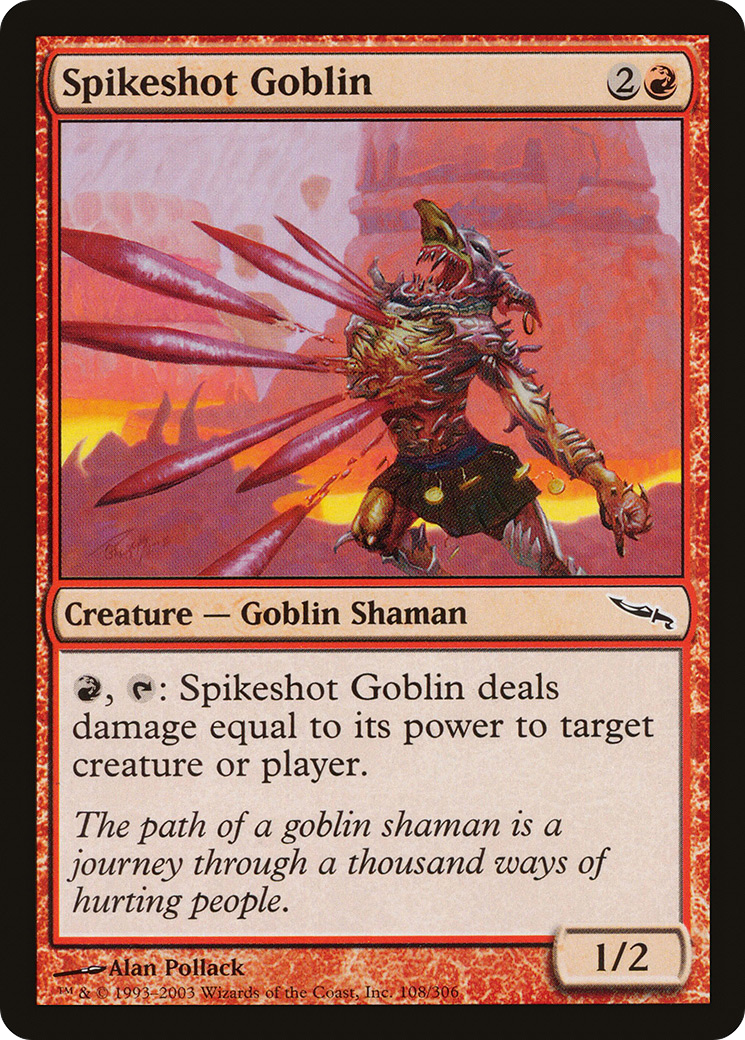 Spikeshot Goblin (MRD-108)  - Mirrodin