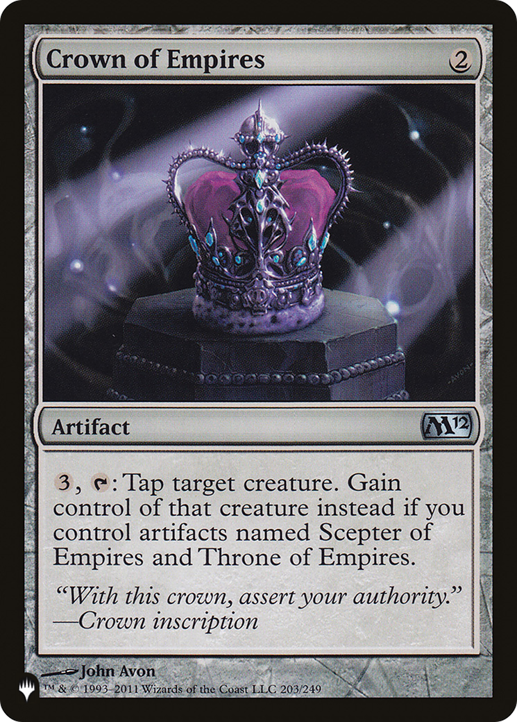 Crown of Empires (LIST-M12-203)  - The List
