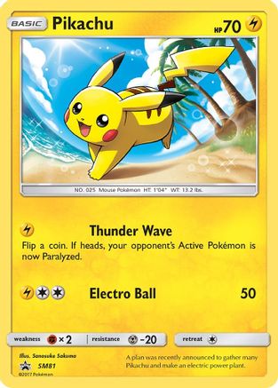Pikachu SM81/248 - Holofoil SM Promos