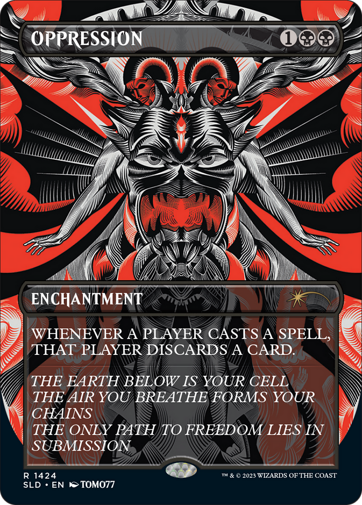 Oppression (SLD-1424)  - Secret Lair Drop (Borderless)