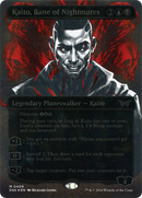 Kaito, Bane of Nightmares (Showcase) (Textured Foil) (DSK-409)  Foil - Duskmourn: House of Horror: (Showcase) (Borderless)