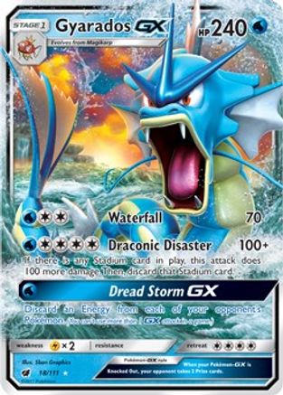 Gyarados GX 018/111 - Holofoil SM  Crimson Invasion